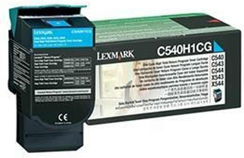 Lexmark C540H1CG C540, C543, C544, X543, X544 Tonerkartusche 2.000 Seiten Rückgabe, cyan, CYAN