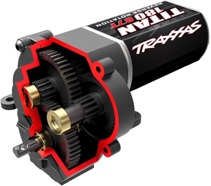 TRAXXAS Getriebe mit Motor komplett (Kurze Untersetzung 40.3:1) TRX-4M