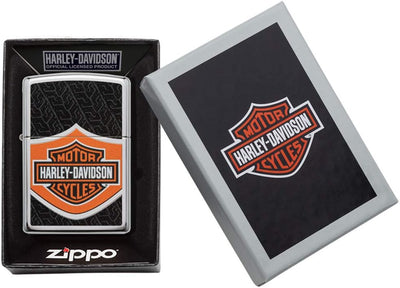 Zippo Harley Davidson Feuerzeug, Messing, Design, 5,83,81,2, 72