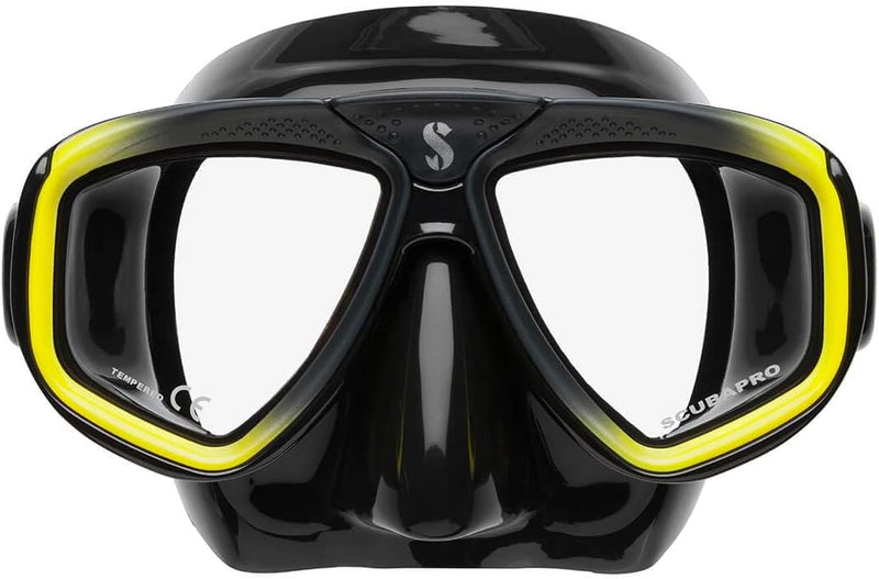 SCUBAPRO Zoom EVO Tauchmaske schwarz/gelb, schwarz/gelb