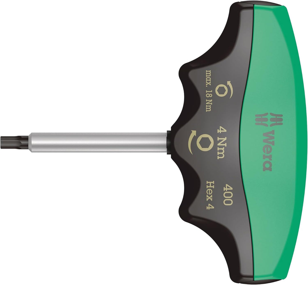 Wera 05005080001 400 Hex Drehmoment Schraubendreher Schwarz, Grün 4.0 mm, 4.0 Nm, 4.0 mm, 4.0 Nm