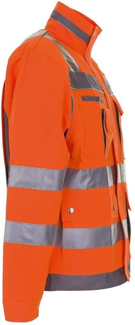 Planam 5600 Plaline Blouson für hohe Sichtbarkeit - Farbe: Orange/Zink - Grösse: 27 27 Orange/Zink,