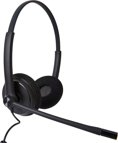 Yealink Headset YHS34 Lite Dual - Zwei Ohr Kopfhörer - mit RJ Anschlusskabel, YHS34 Lite Dual