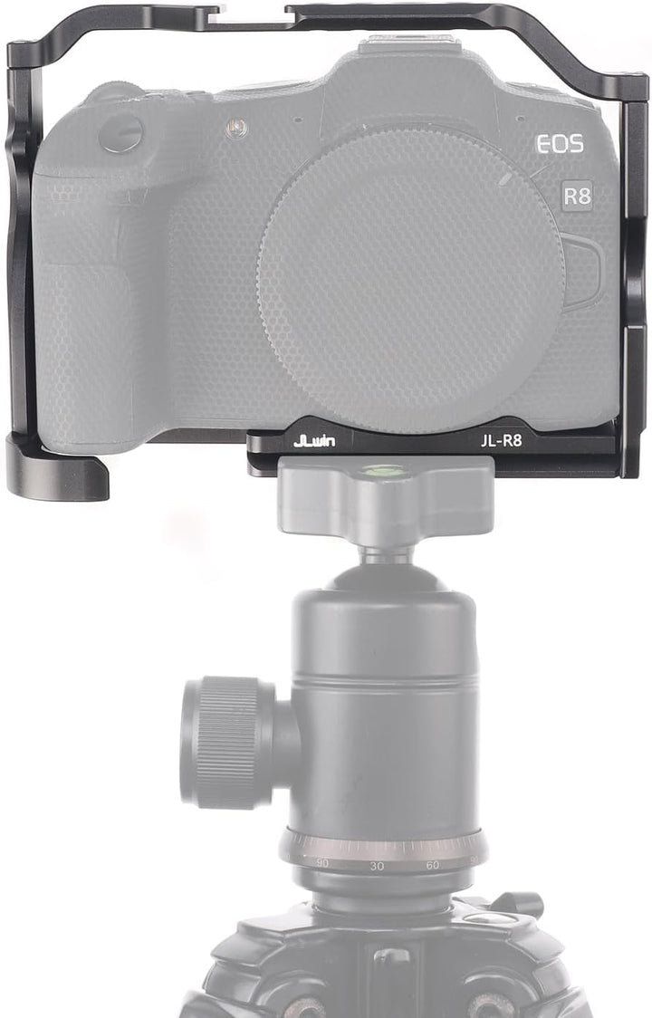 FOTGA Kamerakäfig für Canon EOS R8 Kamera, Aluminium Video Vlogging Käfig Stabilisator Rig mit Kalts