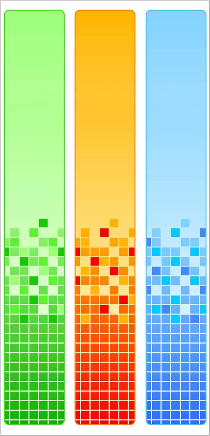 Raumteiler Kinderzimmer Pixelmix 250x120cm inkl. transparenter Halterung 250x120cm incl. transparent