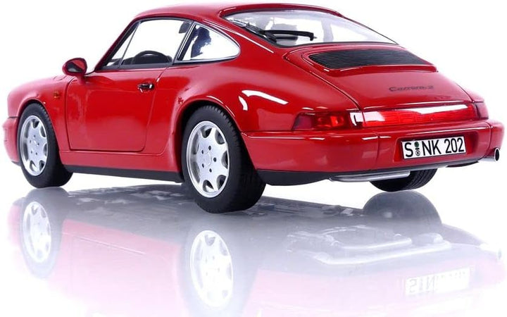 Norev kompatibel mit Porsche 911 (964) Carrera 2 1990 rot Modellauto 1:18