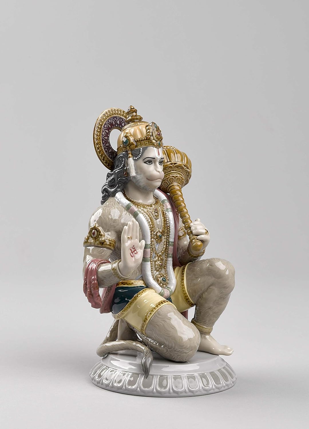 LLADRÓ Figur Hanuman. Hanuman. Porzellan.
