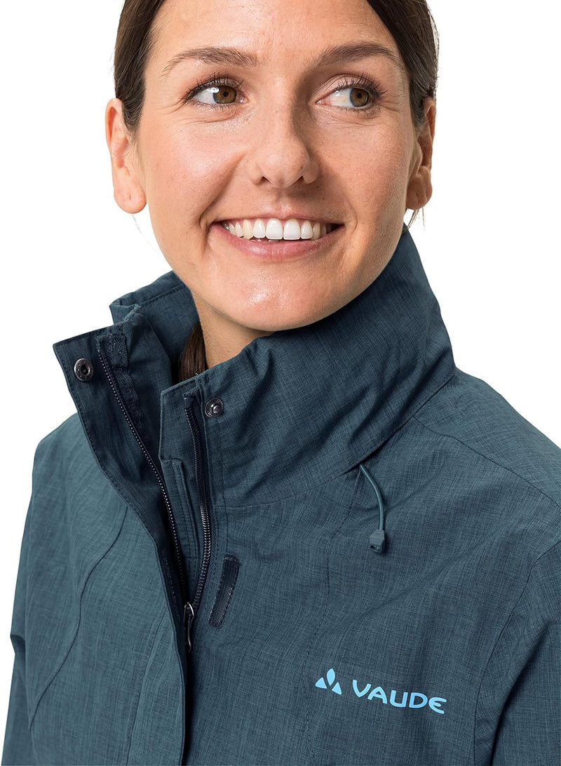 VAUDE Regenjacke - Rosemoor Jacket II, Regenjacke Damen wasserdicht und atmungsaktiv, funktionale 2-