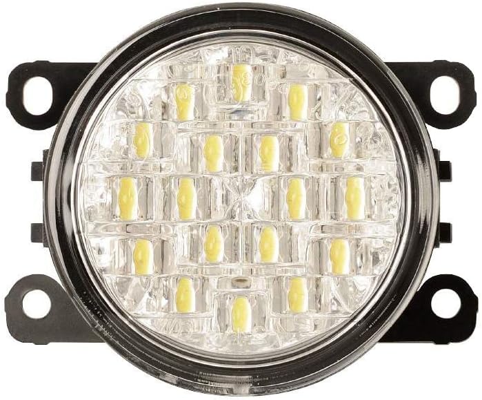 LED Tagfahrlicht ohne Dimmfunktion rund 90mm Durchmesser~