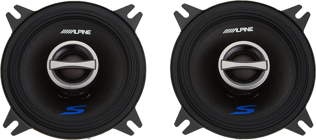 Alpine S-S40-10 cm (4-Zoll) 2-Wege-Koaxial-Lautsprechersystem