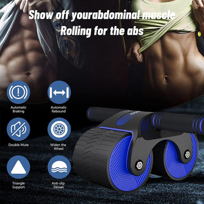 Abdominal Roller Abdominal Trainer Wheel Fitness Roller Bauch Roller Training, Home Workout Equipmen