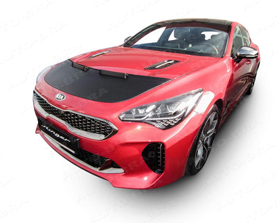 Auto-Bra AB3-00452 Carbon Optik kompatibel mit KIA Stinger Bj. ab 2017 Haubenbra Steinschlagschutz T