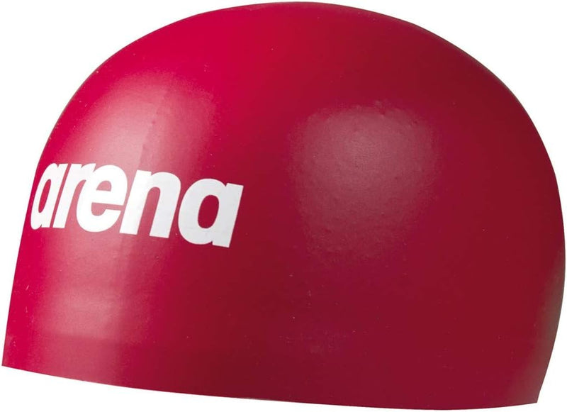 ARENA Unisex-Adult Soft Badekappe 3D M RED, M RED