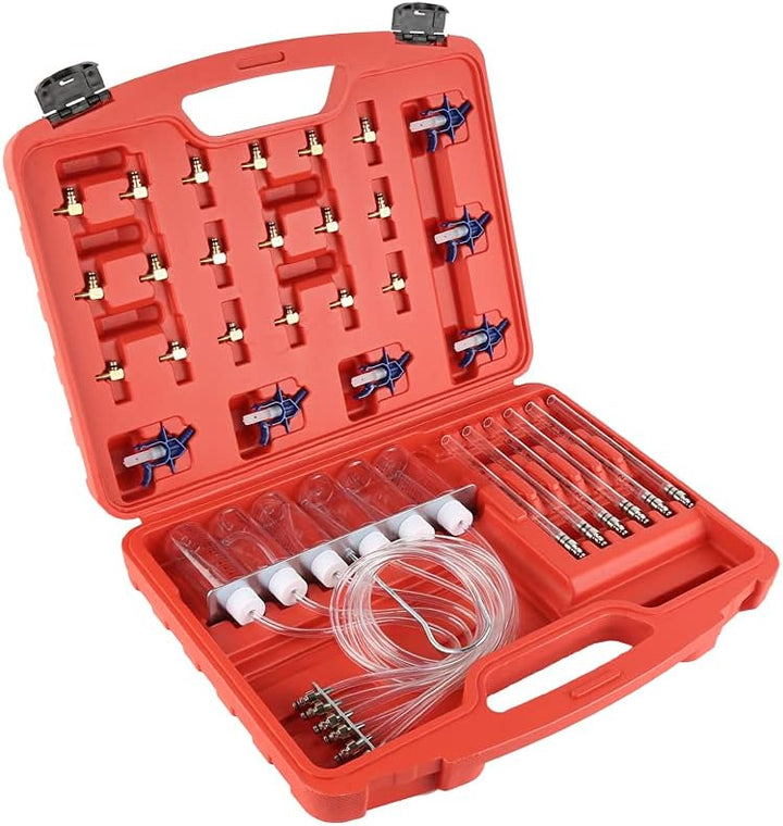 36-TLG. Diesel Rücklaufmengen Tester Common Rail Injector Prüfer mit 24 Injektor-Adapter