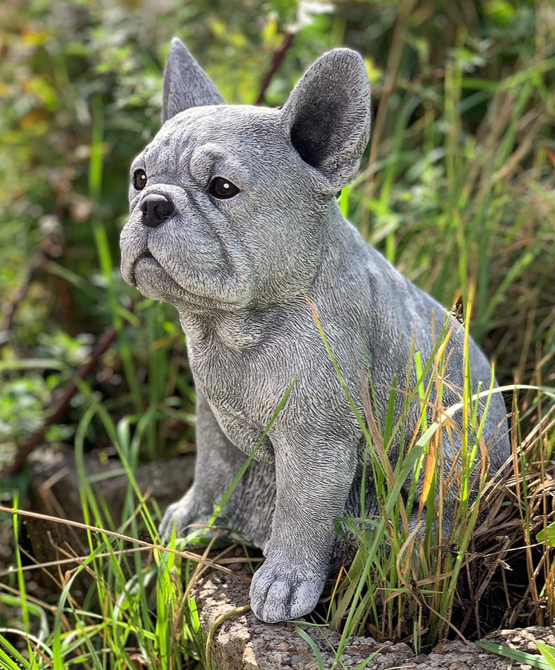 Stone and Style Steinfigur Frenchie Französische Bulldogge frostfest wetterfest