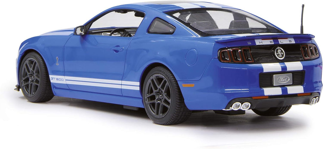 JAMARA 404540 - Shelby GT500 1:14 2,4GHz - offiziell lizenziert, bis 1 Std. Fahrzeit bei 11 Km/h, LE