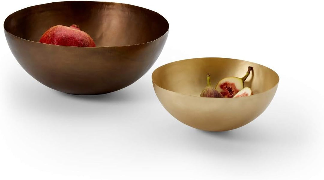 Philippi Brass Schale - 30 (h) cm - Messing mit dunkler Patina - Handarbeit, 1, Bronze