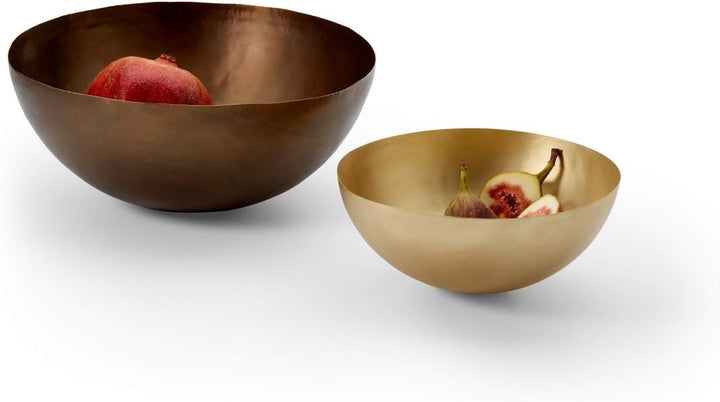 Philippi Brass Schale - 30 (h) cm - Messing mit dunkler Patina - Handarbeit, 1, Bronze