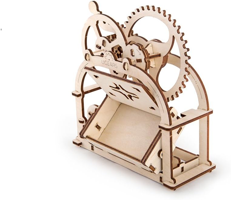 UGEARS Mechanische Box 3D Holzpuzzle für Erwachsene und Jugendliche - Originallagerung von Visitenka