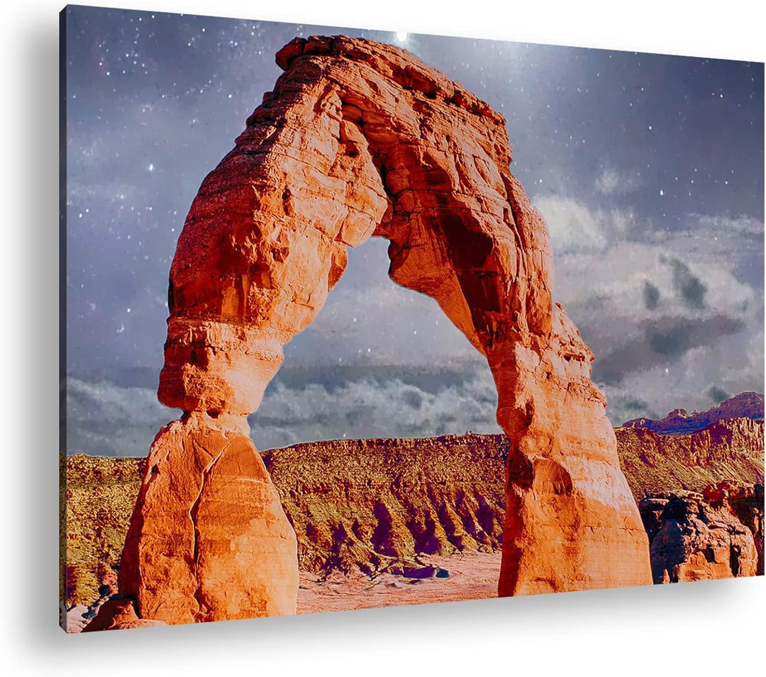 deyoli Grand Canyon Format: 100x70 als Leinwandbild, Motiv fertig gerahmt auf Echtholzrahmen, Hochwe