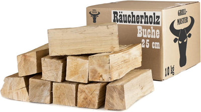 Buche Smoker Holz Räucherholz Brennholz 10-30 kg Buchenholz ohne Rinde 25 cm Kaminholz Smoke Feuerho