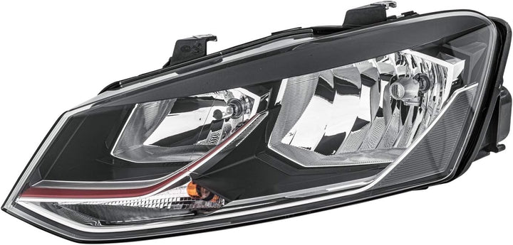 HELLA 1EB 012 034-051 FF/Halogen-Hauptscheinwerfer - links - für u.a. VW Polo (6R1, 6C1) - GTI Links