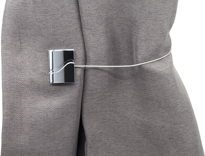 Gcurtain Quadrat Magnetische Vorhang Raffhalter Vorhang Clips, 2 Stück Vorhanghalter Magnet für gros
