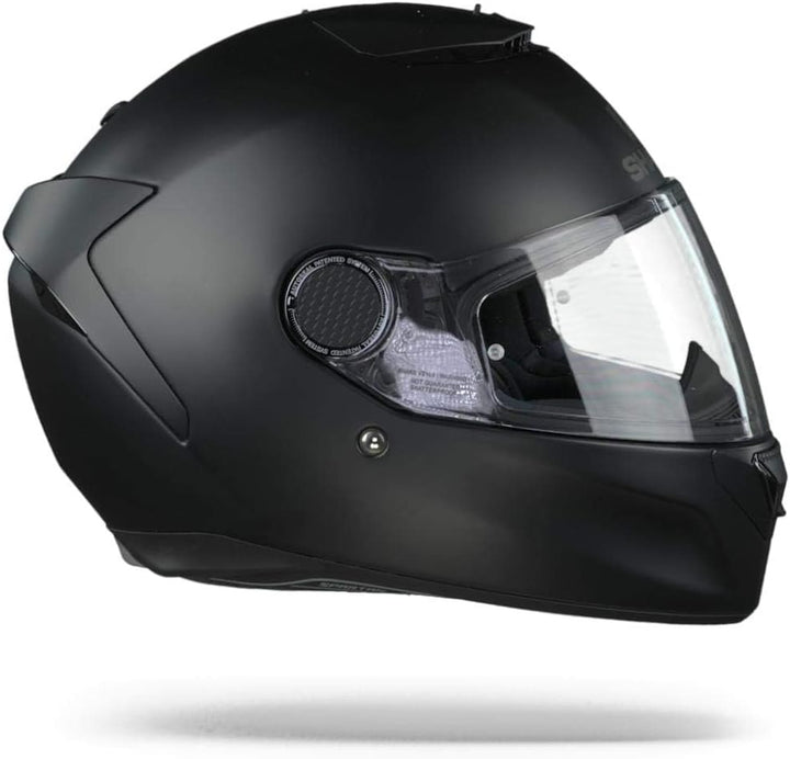 Shark Herren Nc Motorrad Helm, Schwarz, XS