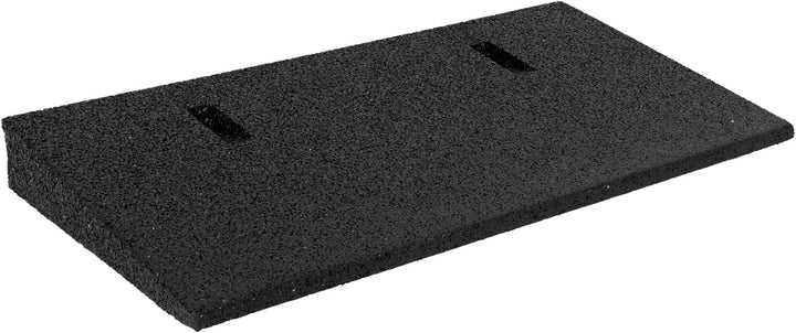 Bordsteinrampe Gummi schwarz 2X I Breite: 50 cm I Höhe: 70 mm I Rampe Gummikeil Rollstuhlrampe Auffa