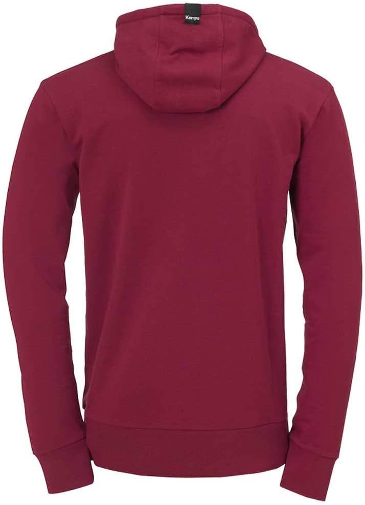 Kempa Herren Graphic Hoodie Sweatshirt, deep rot, M