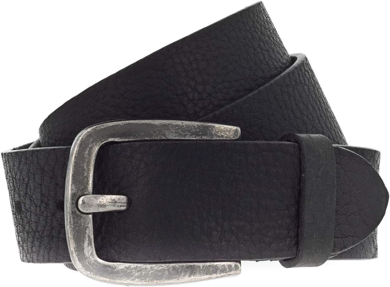 Vanzetti Denim Love 40mm Full Leather Belt W115 Black - kürzbar