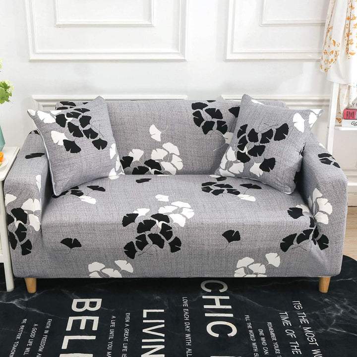 ARNTY Sofabezüge, Moderne Elastischer Sofabezug Stretch 1/2/3/4 Sitzer Couchbezug Antirutsch Blumend