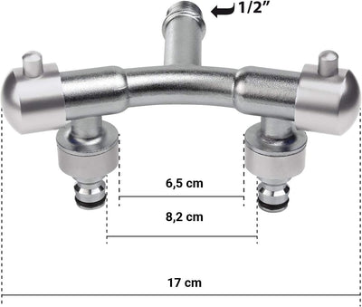 'S & m 551451 – Wasserhahn Design Stecker 1/2, doppelt Ausgang Automatische