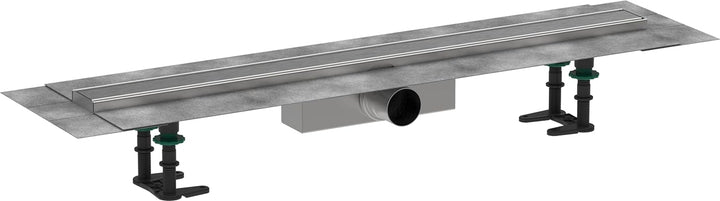 hansgrohe 56178800 RainDrain Compact Duschrinne 800 für Standardinstallation Edelstahl gebürstet Kom