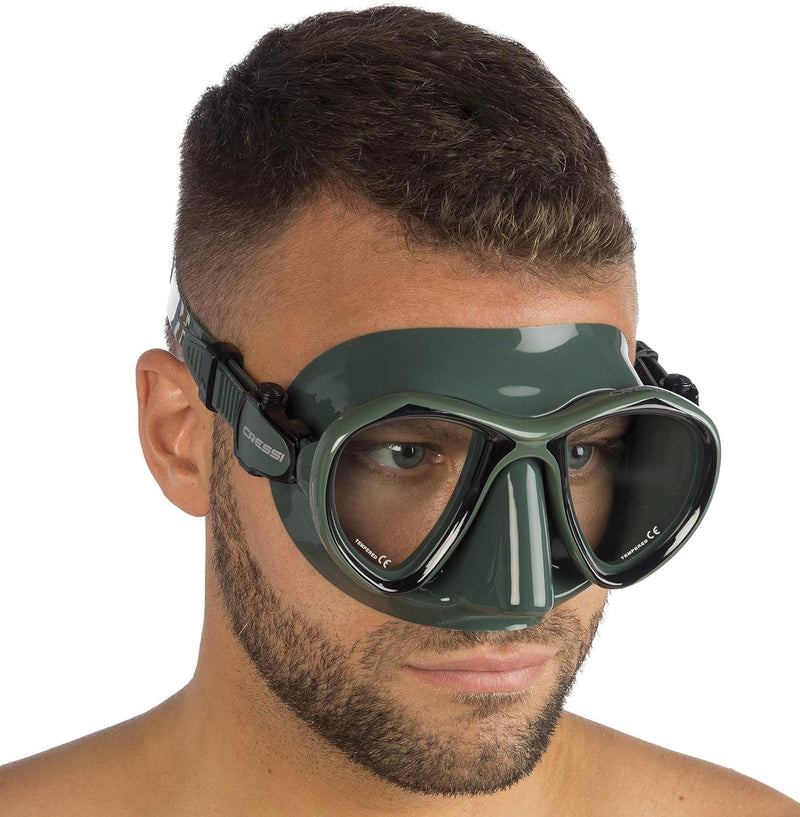 Cressi Unisex-Adult Metis Maske für Freitauchen und Photo Sub, minimales internes Volumen Einheitsgr