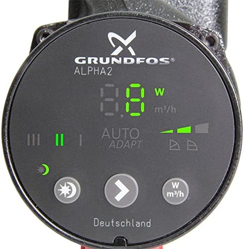 Grundfos Hocheffizienz-Umwälzpumpe Alpha2 25-60 N 180 mm