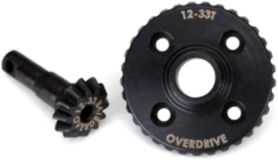 Traxxas 8287 Kegelradgetriebe Underdrive 12 – 33T Metall Vertrags/Ring Gear Differen