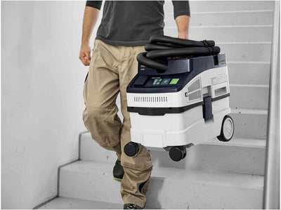 Festool Absaugmobil CT 15 E-Set CLEANTEC (mit Hauptfilter, Saugschlauc, SELFCLEAN Filtersack, Fugend