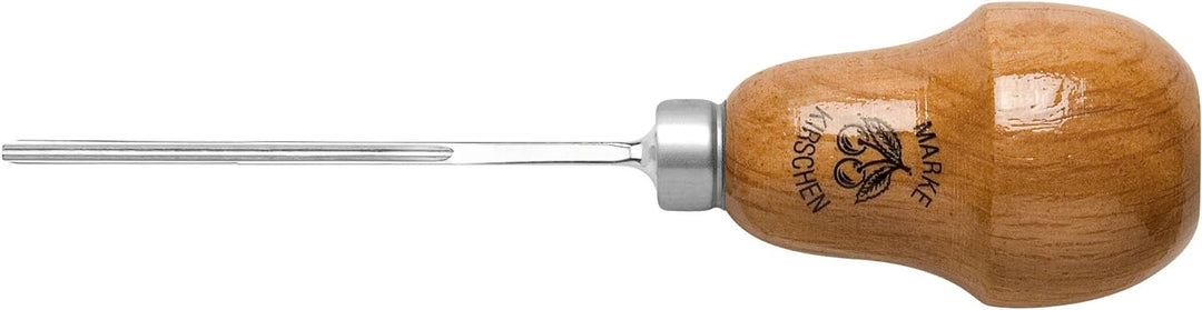 "KIRSCHEN" Werkzeuge 5647002 | Kerbschnitzbeitel mit Birnenheft Stich 11, gerade & tiefrunde Höhlung