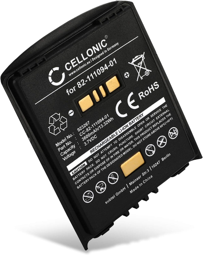 CELLONIC® 3.6V - 3.7V Ersatzakku für Motorola Symbol/Zebra MC65, MC55, MC67, MC55, MC5590 Barcode Sc