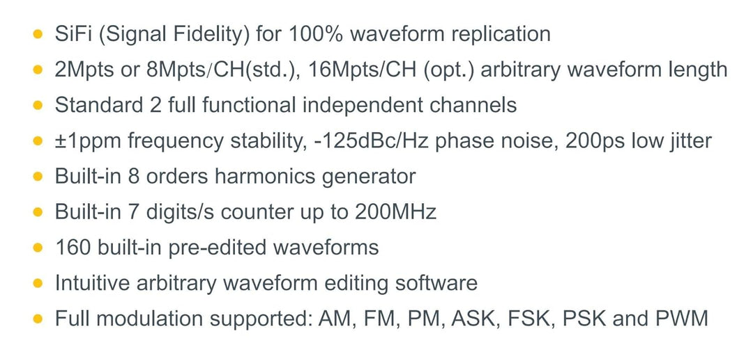 RIGOL DG1022Z Funktions-/Arbitrary Waveform Generator, 25MHz maximale Ausgangsfrequenz, 200Msa/s Abt
