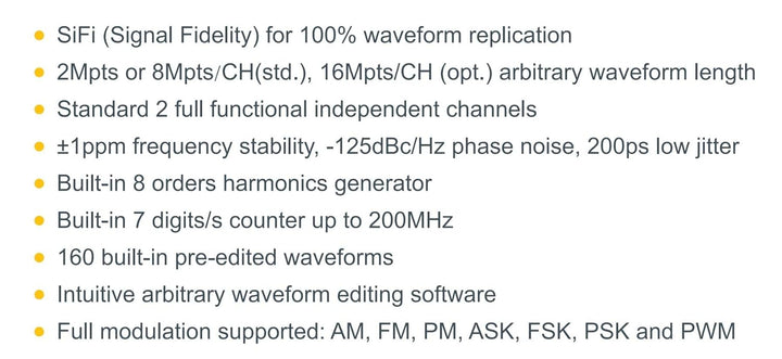 RIGOL DG1022Z Funktions-/Arbitrary Waveform Generator, 25MHz maximale Ausgangsfrequenz, 200Msa/s Abt
