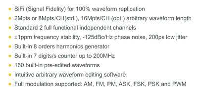 RIGOL DG1022Z Funktions-/Arbitrary Waveform Generator, 25MHz maximale Ausgangsfrequenz, 200Msa/s Abt