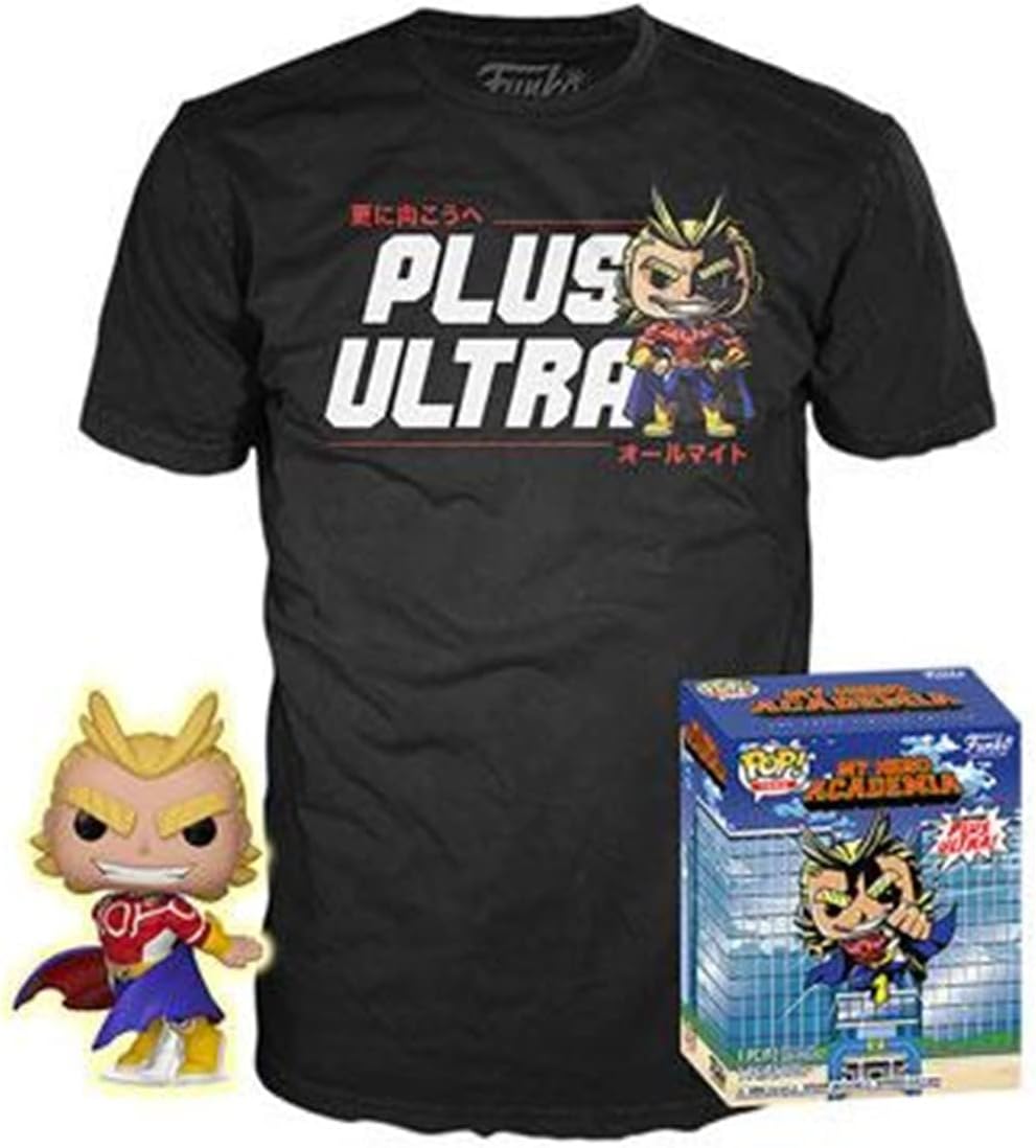 FUNKO Pop & Tee My Hero Academia All Might T-Shirt, Grösse M UT-56664M Playsets, Mehrfarbig