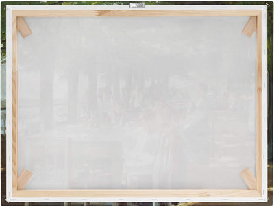 Bilderwelten Leinwandbild Max Liebermann Terrasse des Restaurants Jacob Querformat 90 x 120 cm 90cm