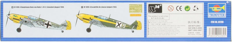 Trumpeter 02289 Modellbausatz Messerschmitt Bf 109E-4, Mittel