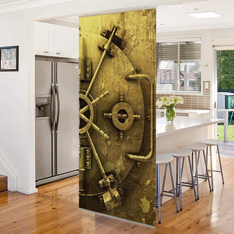 Bilderwelten Raumteiler Golden Safe 250x120cm ohne Halterung 250x120cm without hanger, 250x120cm wit