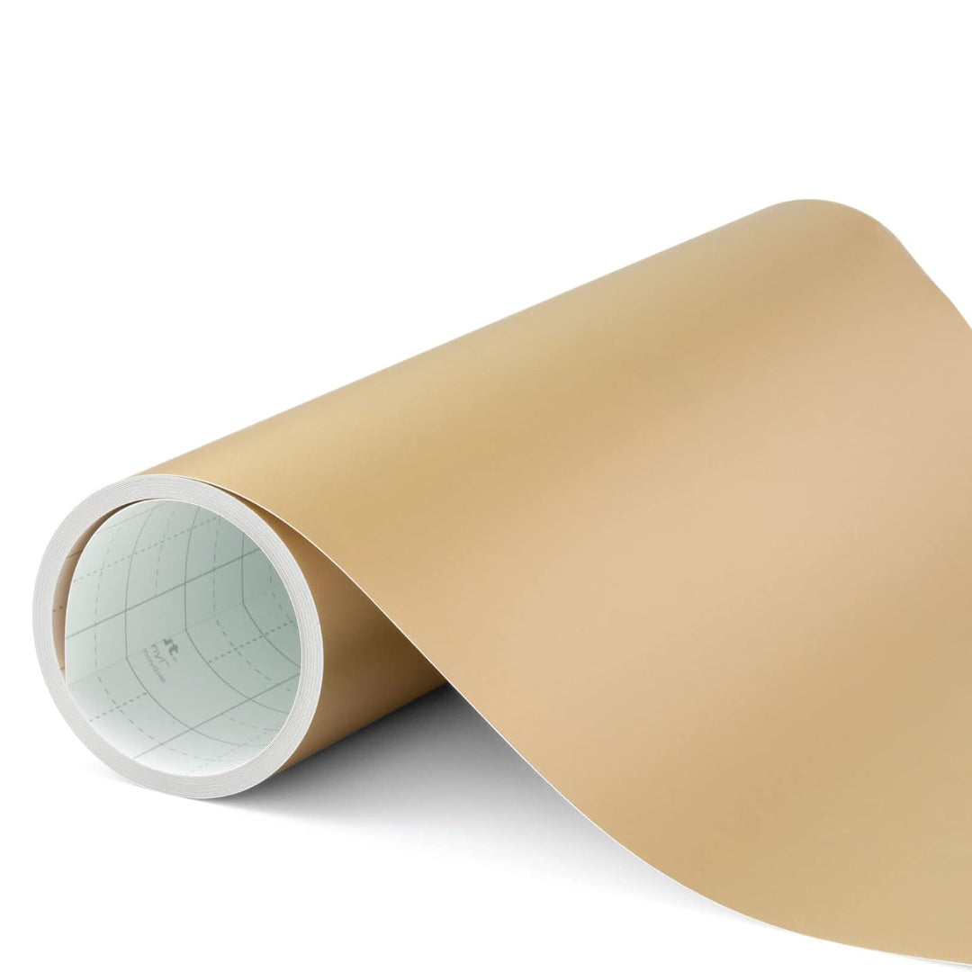 Cricut Smart Metallic Vinyl Abnehmbar | Champagner | 3,6 m | Selbstklebende Vinylrolle | Für die Ver