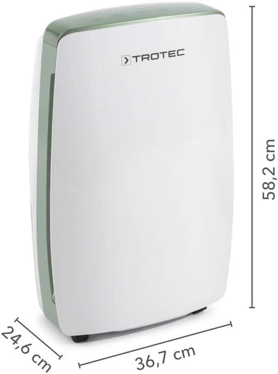 TROTEC Design Luftentfeuchter TTK 68 E (max.20 L/Tag), geeignet für Räume bis 110 m³ / 45 m² Raument
