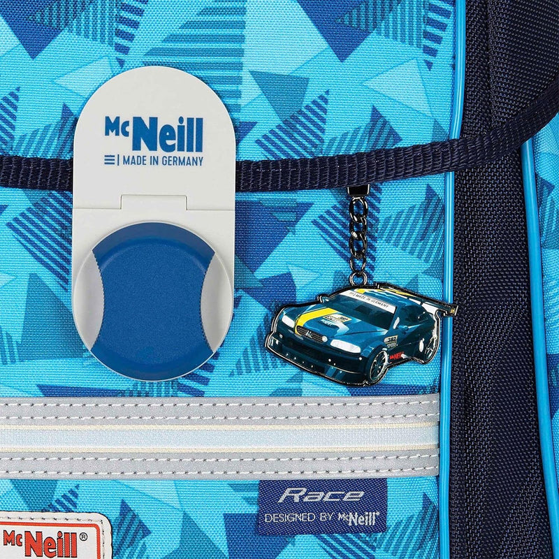 McNeill ERGO Primero McLight Schulranzen-Set 4tlg. Blau ca. 30 x 38 x 22 cm, Blau ca. 30 x 38 x 22 c